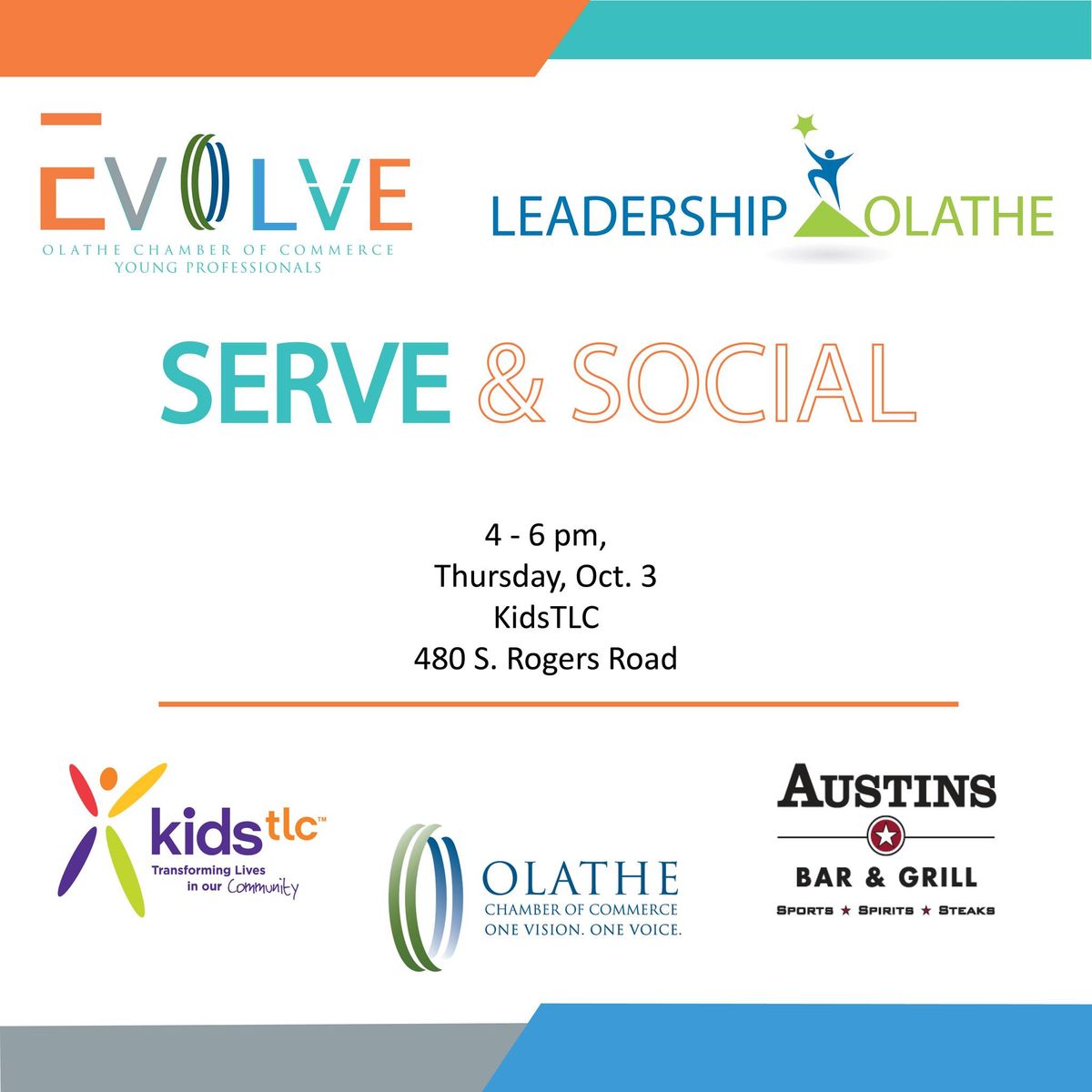 Leadership Olathe and Evolve - Olathe Young Professionals Serve and Social!