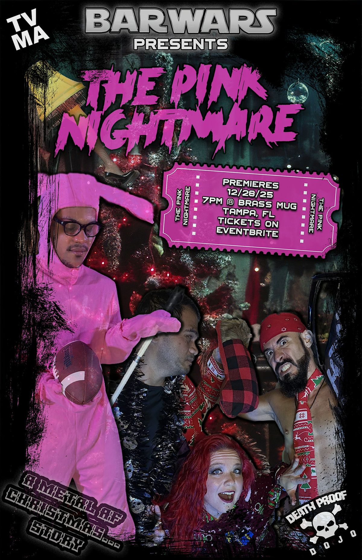 Metal AF Wrestling\/Bar Wars-No Holds Bar'd Presents: The Pink Nightmare