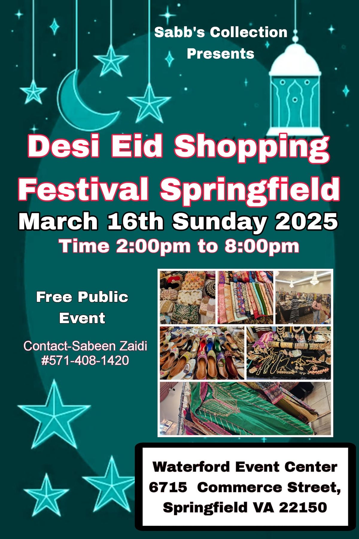 Desi Eid Shopping Festival Springfield 