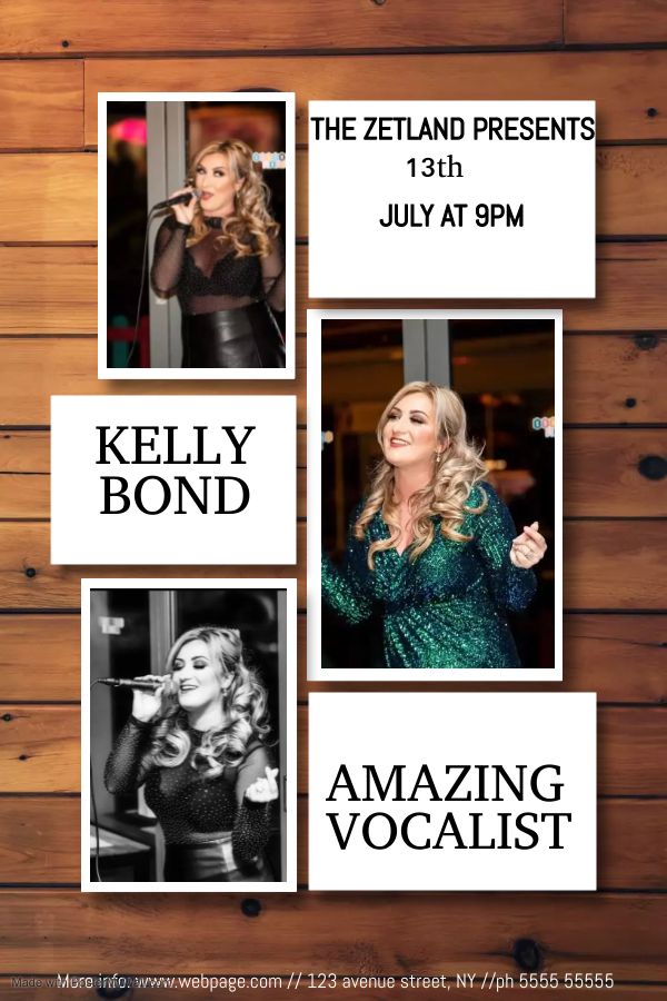 Kelly Bond live at The Zetland