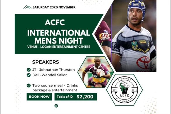 A Chance for Change ACFC second International Men's Night