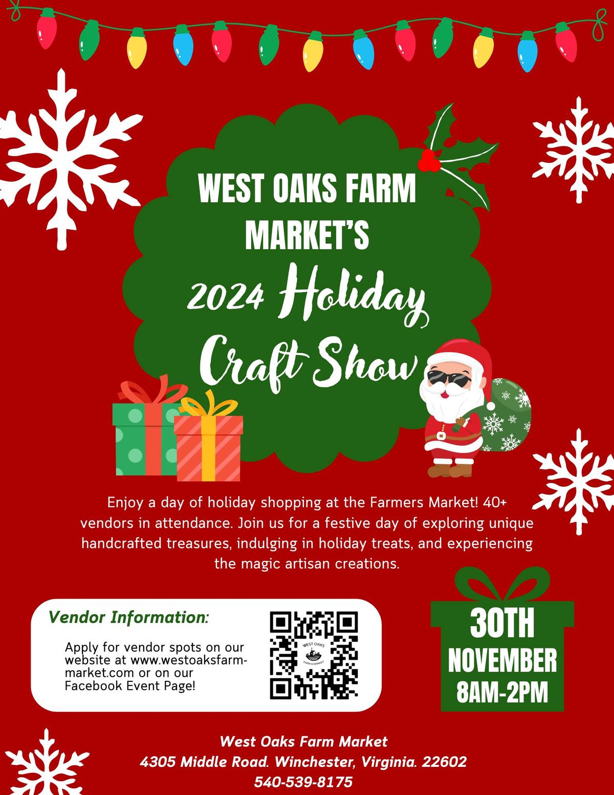 2024 Small Business Saturday Holiday Craft Show