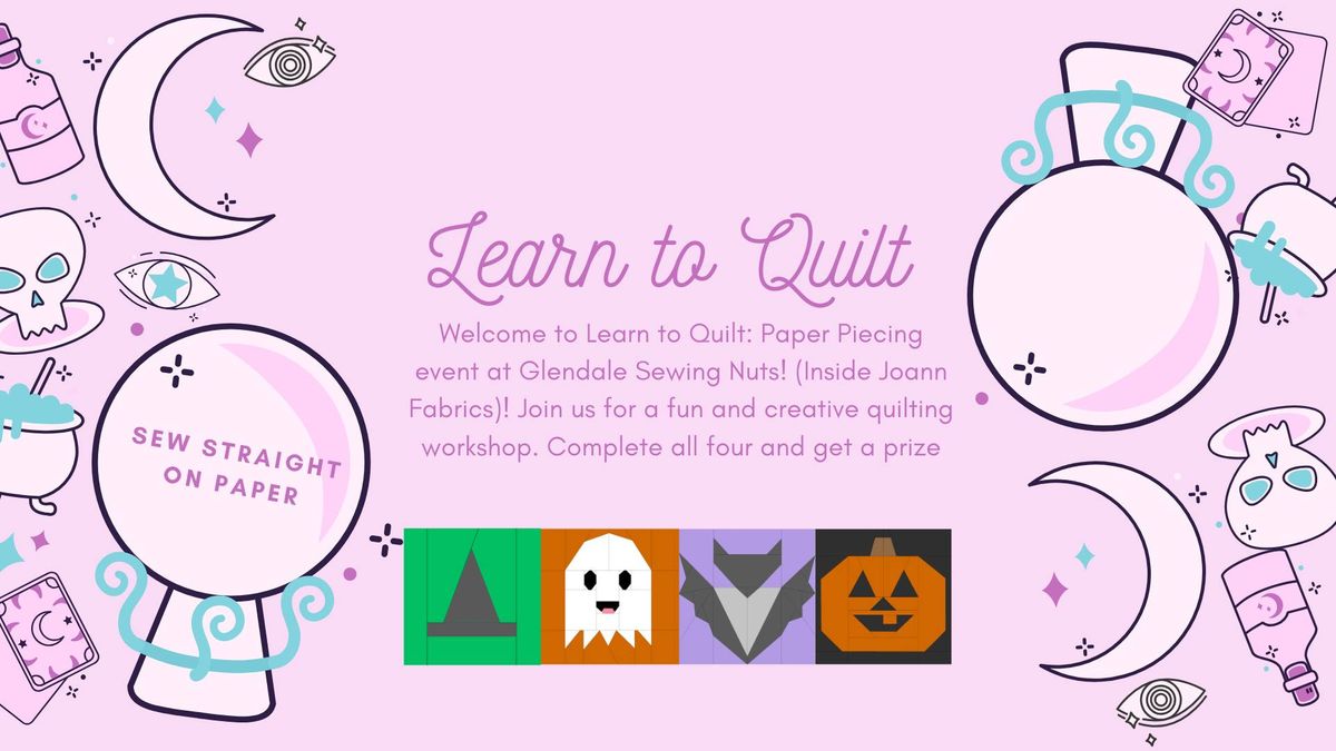 Learn to Quilt: Paper Piecing Ghost