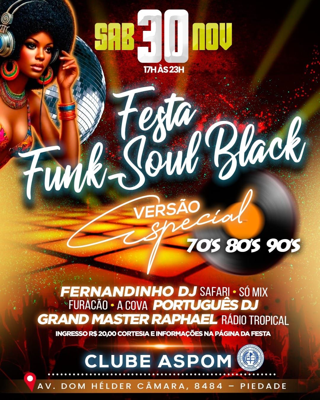 Festa Funk Soul Black