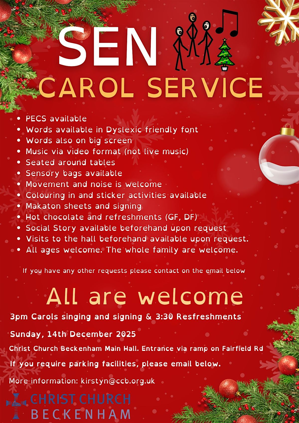 SEN Carol Service