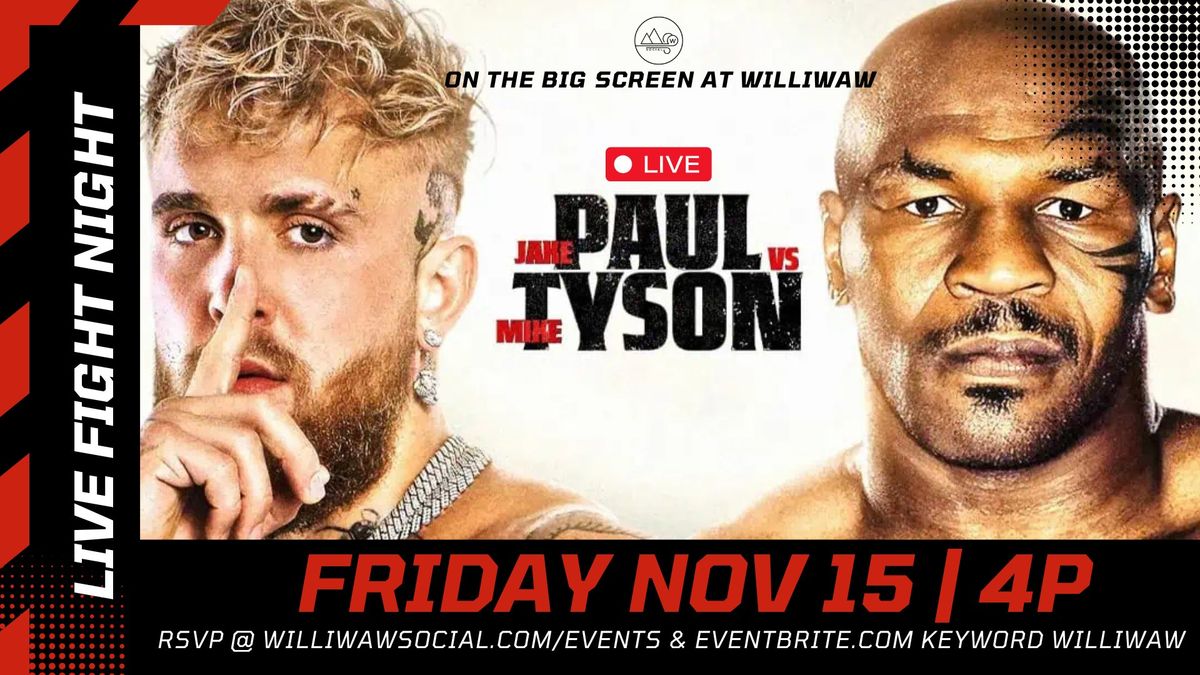 Jake Paul vs Mike Tyson Viewing Party