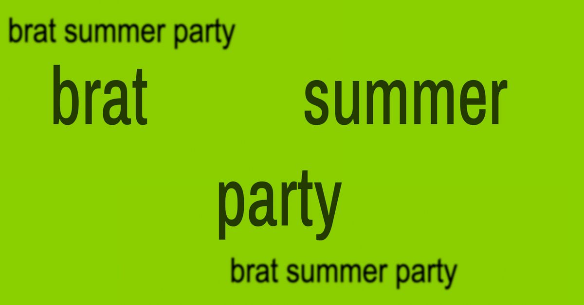 brat summer party (leeds)