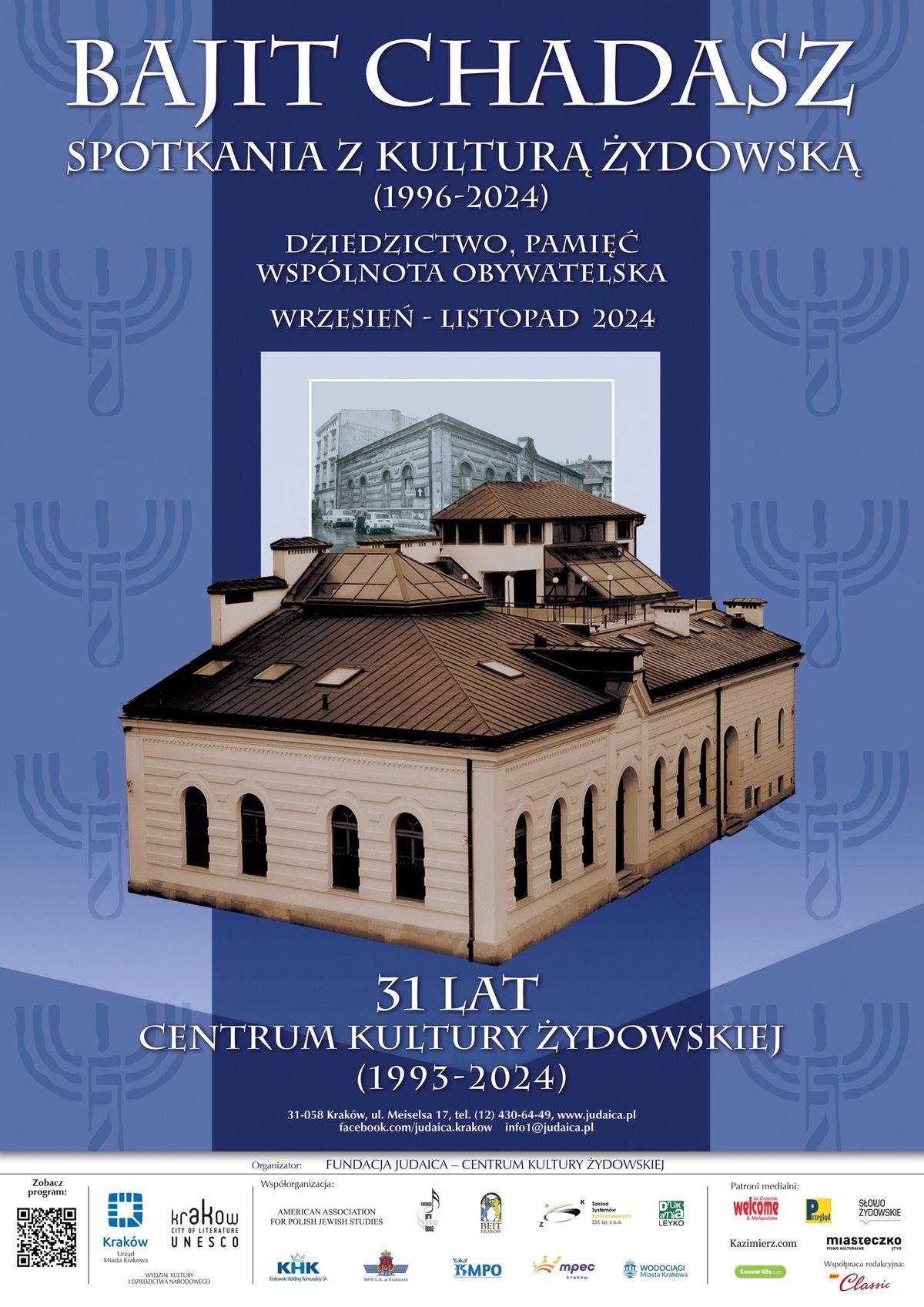 31. rocznica otwarcia Centrum Kultury \u017bydowskiej Fundacji Judaica