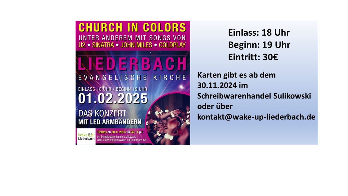 WakeUp, Liederbach - Church in Colors