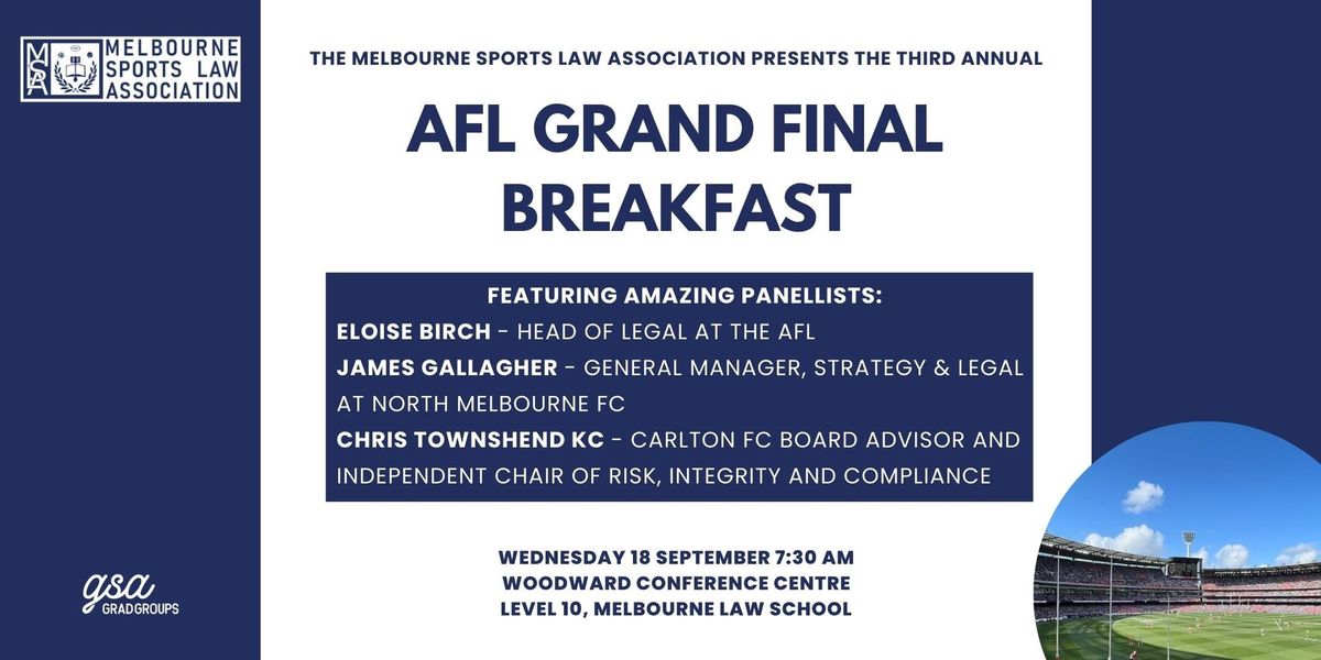 MSLA Grand Final Breakfast