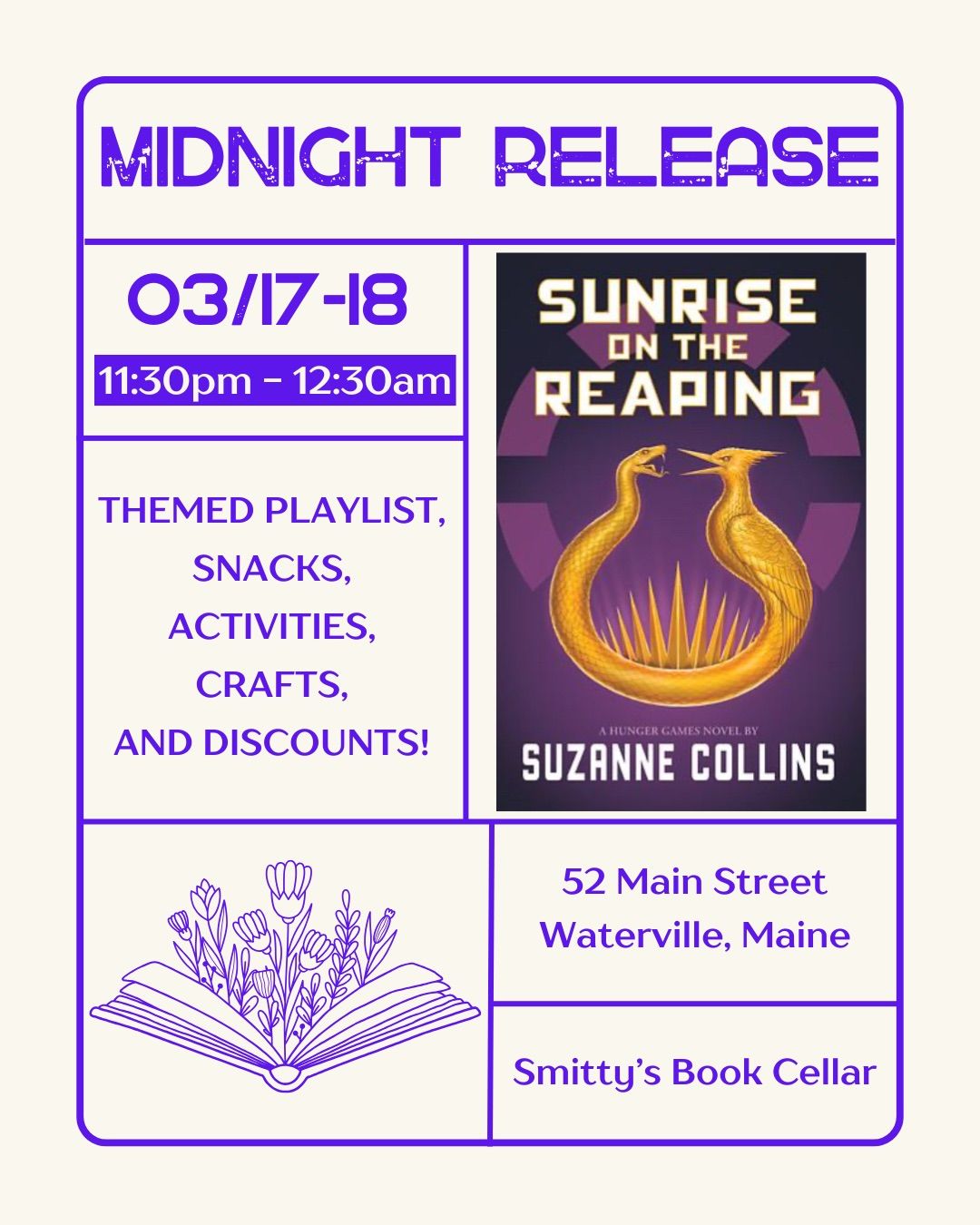 Sunrise on the Reaping midnight release party