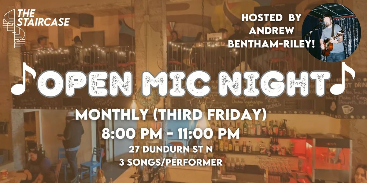 Open Mic Night! - Third Friday of Every Month!