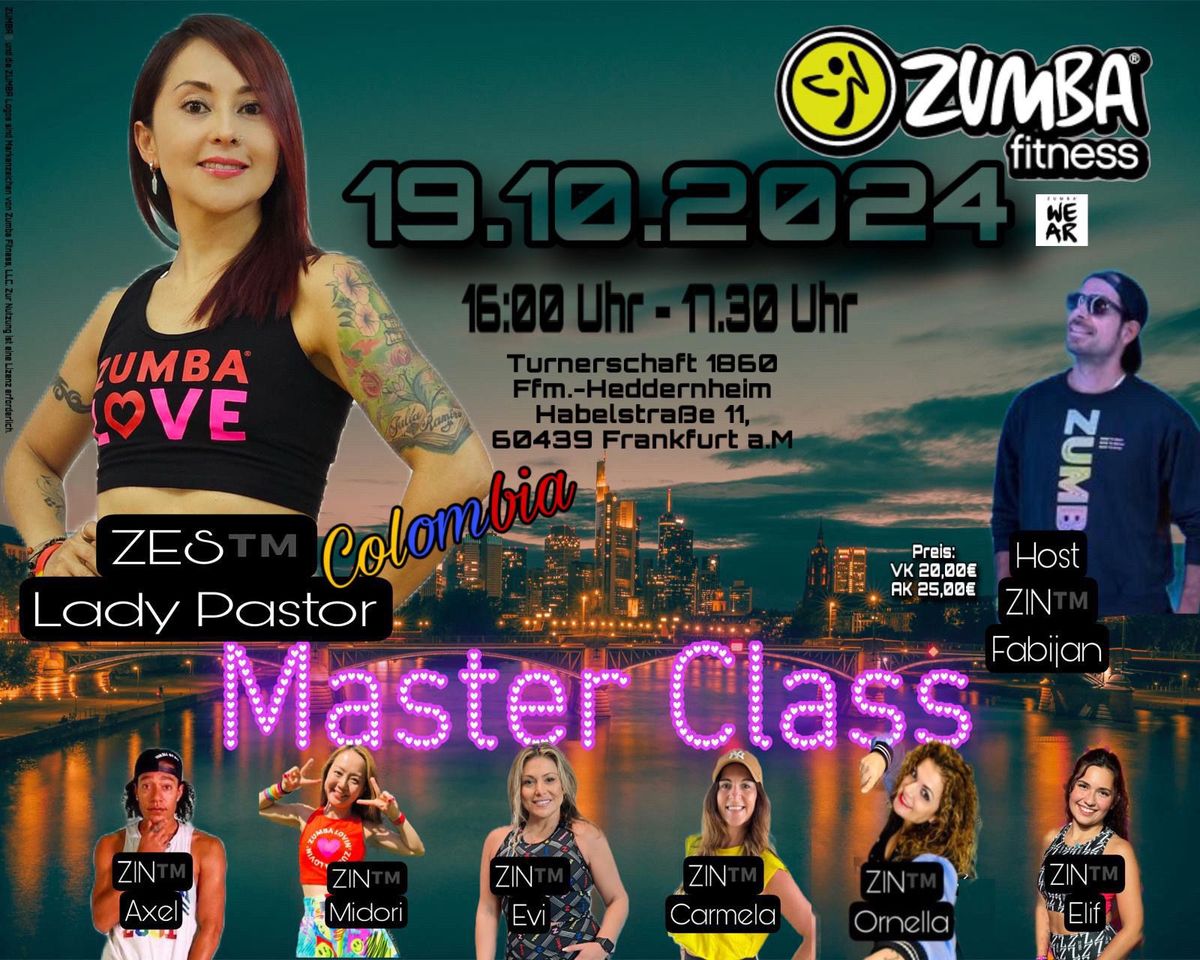 \t Zumba\u00ae Master Class ZES\u2122\ufe0f Lady Pastor