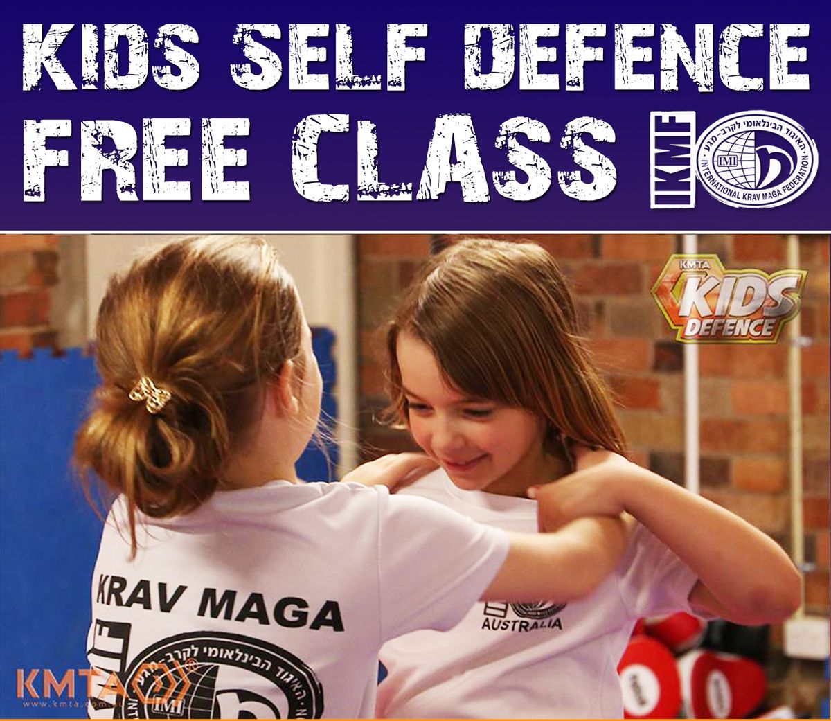 Free Kids Krav Maga Self Defence Trial  - 'Gabba