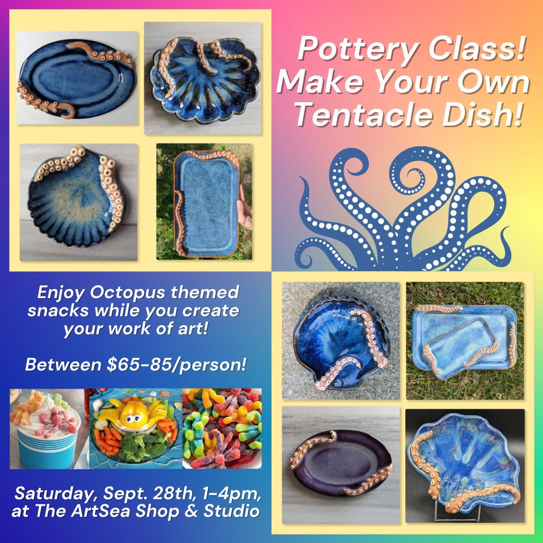 Pottery Class! Make Your Own Tentacle Dish!