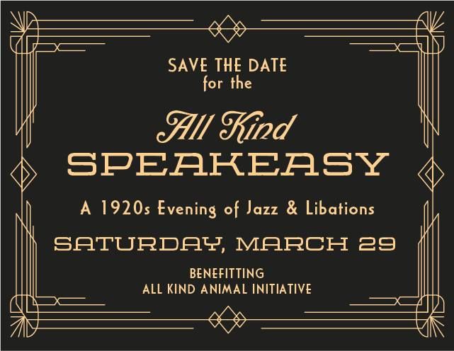 Save the Date for the All Kind Speakeasy!