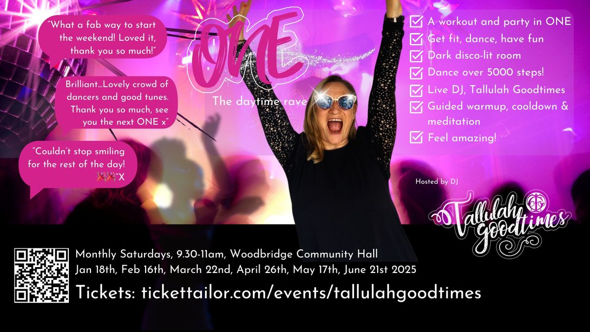 We Are One, hosted by Tallulah Goodtimes at the Woodbridge Community Hall