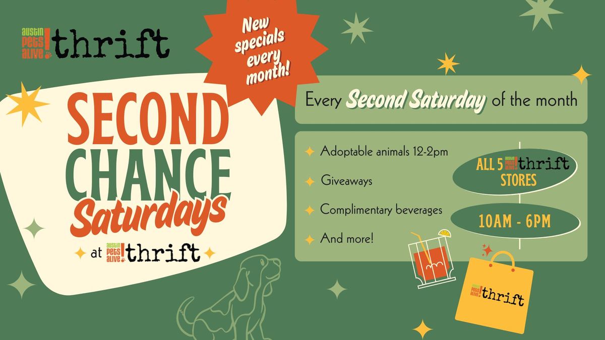 Second Chance Saturday at APA! Thrift