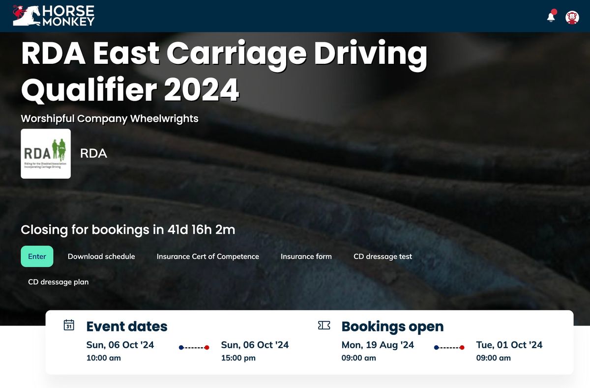 RDA East Carriage Driving Qualifier