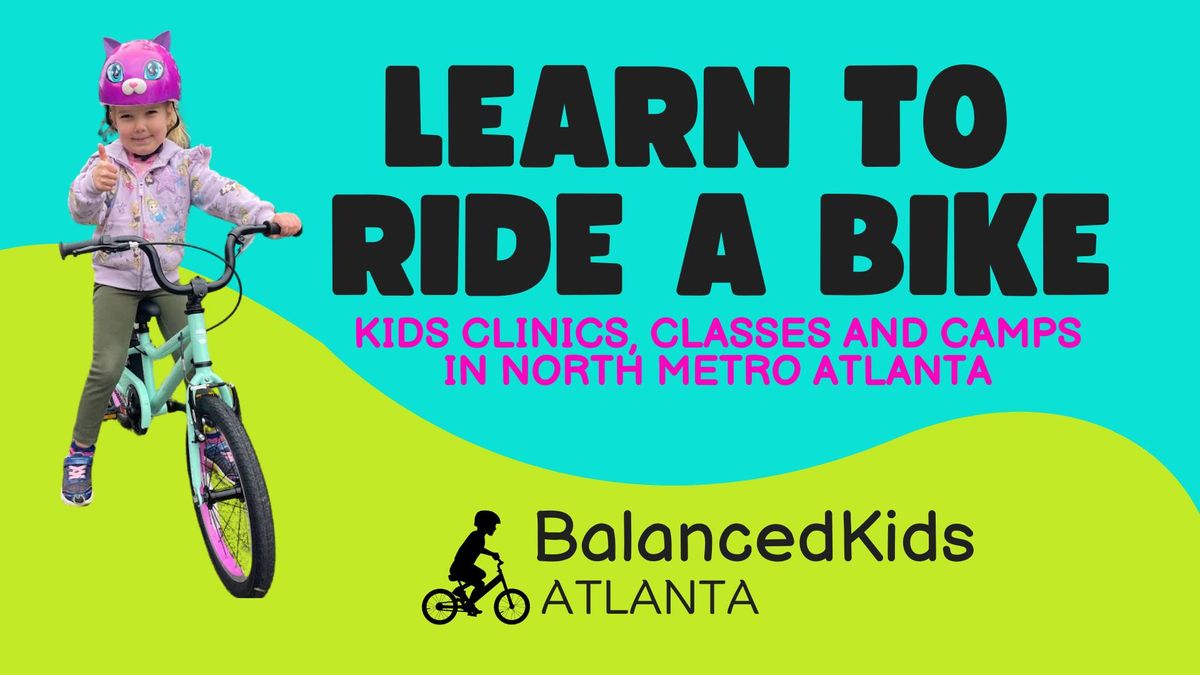 Forsyth County Bike Riding Clinic: Ages 4-10