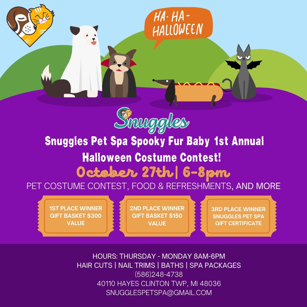 Snuggles 1st Annual FUR BABY costume contest