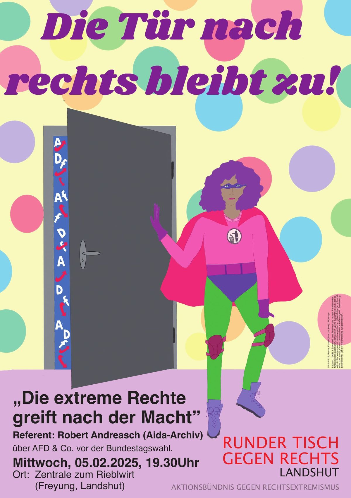 "Die extreme Rechte greift nach der Macht" - Vortrag und Diskussion mit Robert Andreasch