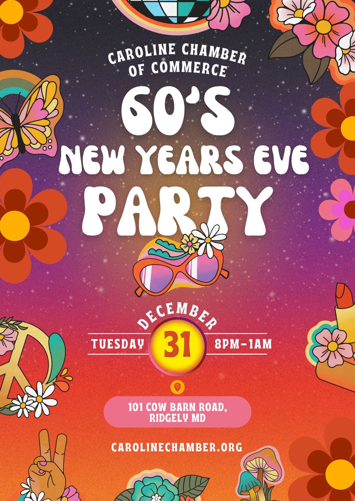 60's New Year's Eve Party