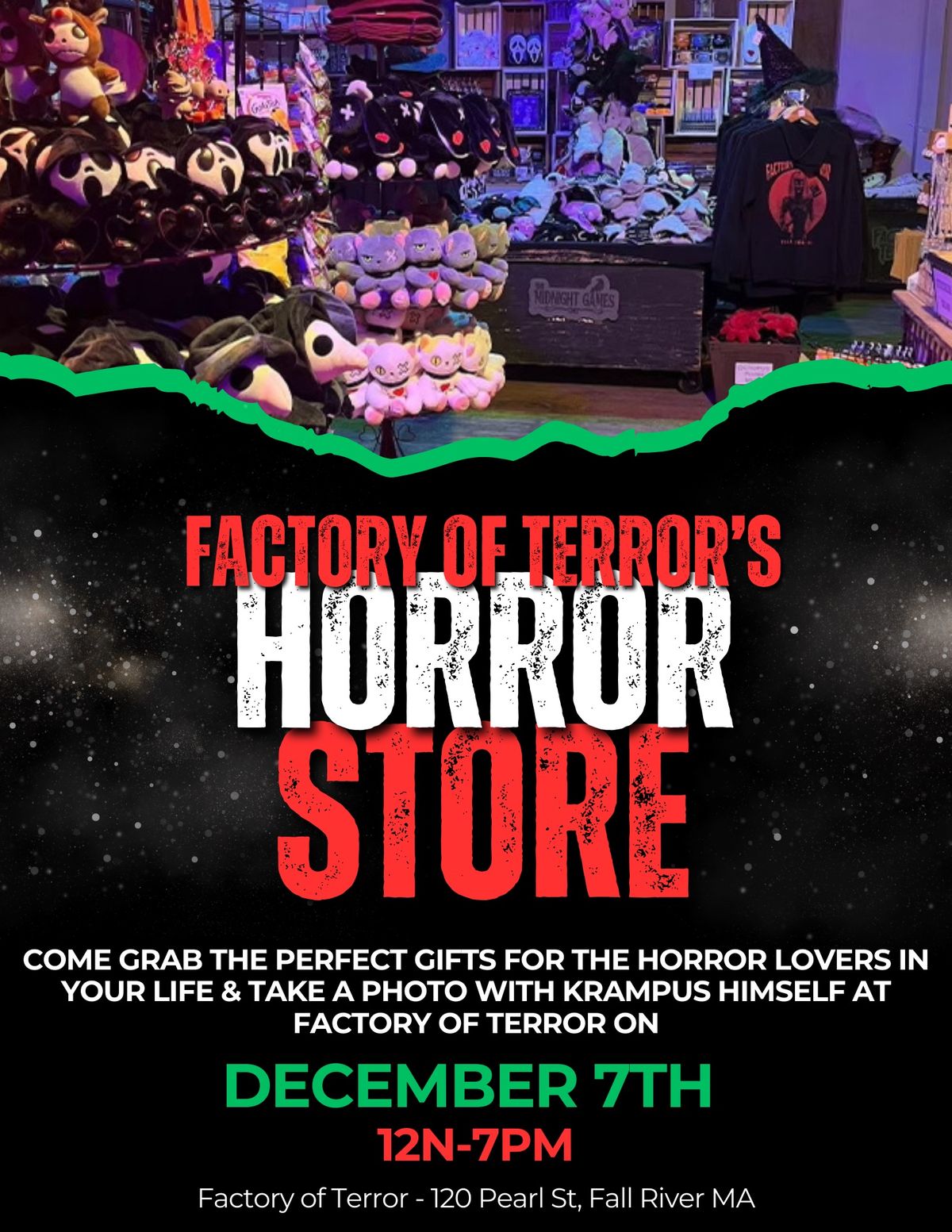 Horror Store Open at Factory of Terror