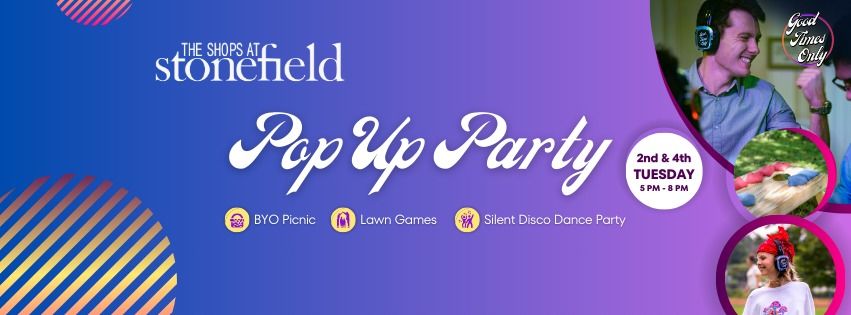 Pop Up Party at Stonefield