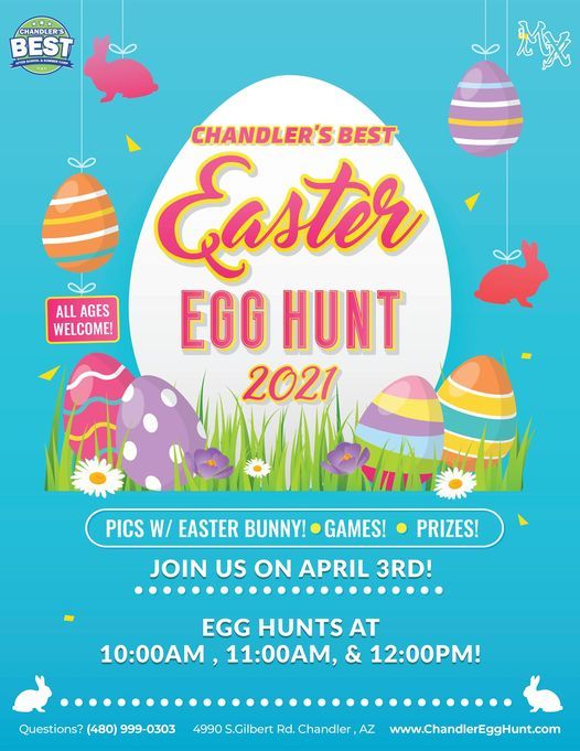 Chandlers Best Easter Egg Hunt, 4990 S Gilbert Rd, Chandler, AZ 85249