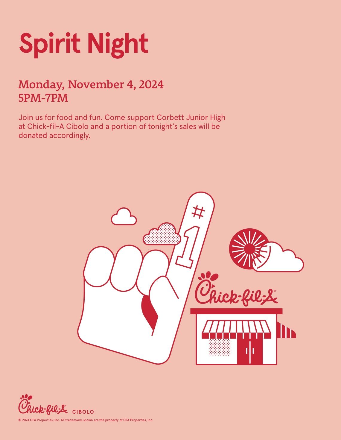 Corbett Junior High School Spirit Night 