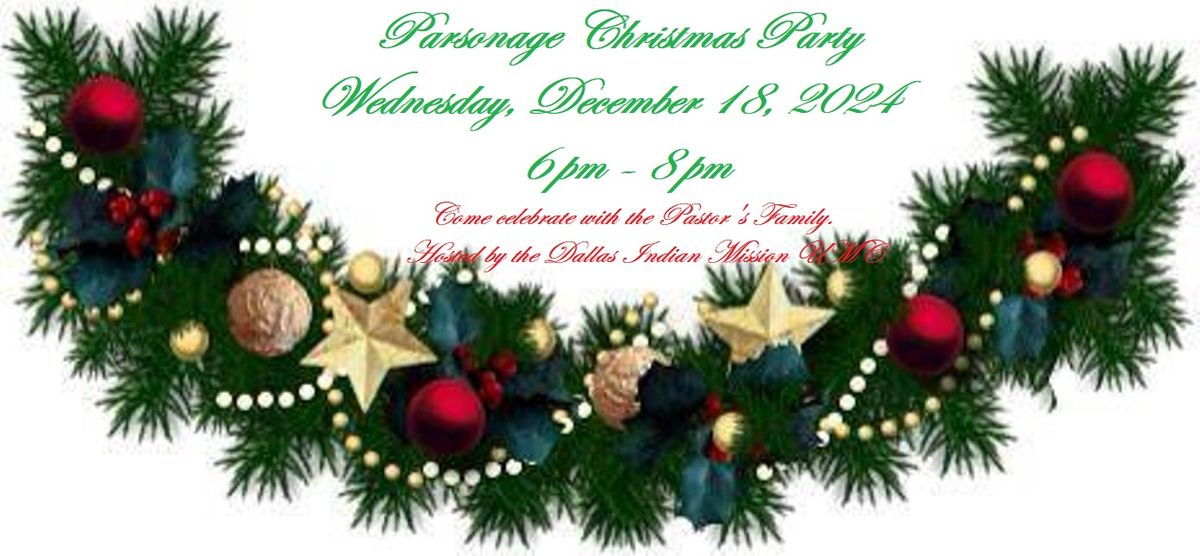 Parsonage Christmas Party