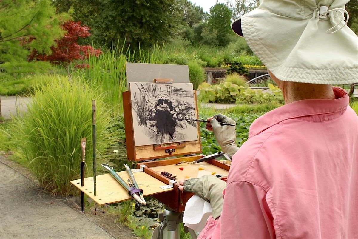 Brush and Bloom at Worcester Community Garden