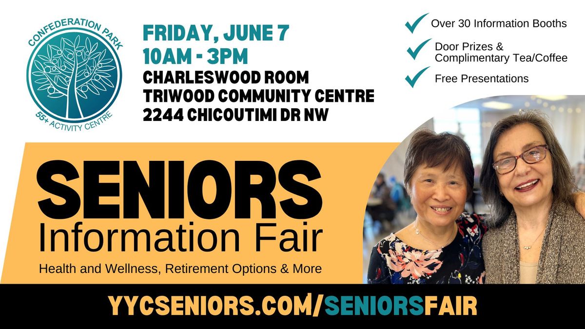 Seniors Information Fair at Triwood Community Centre - FREE