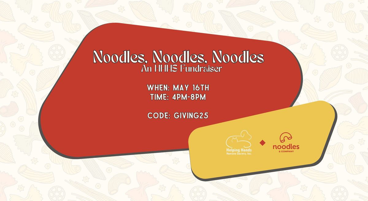 May Noodles Fundraiser for HHHS