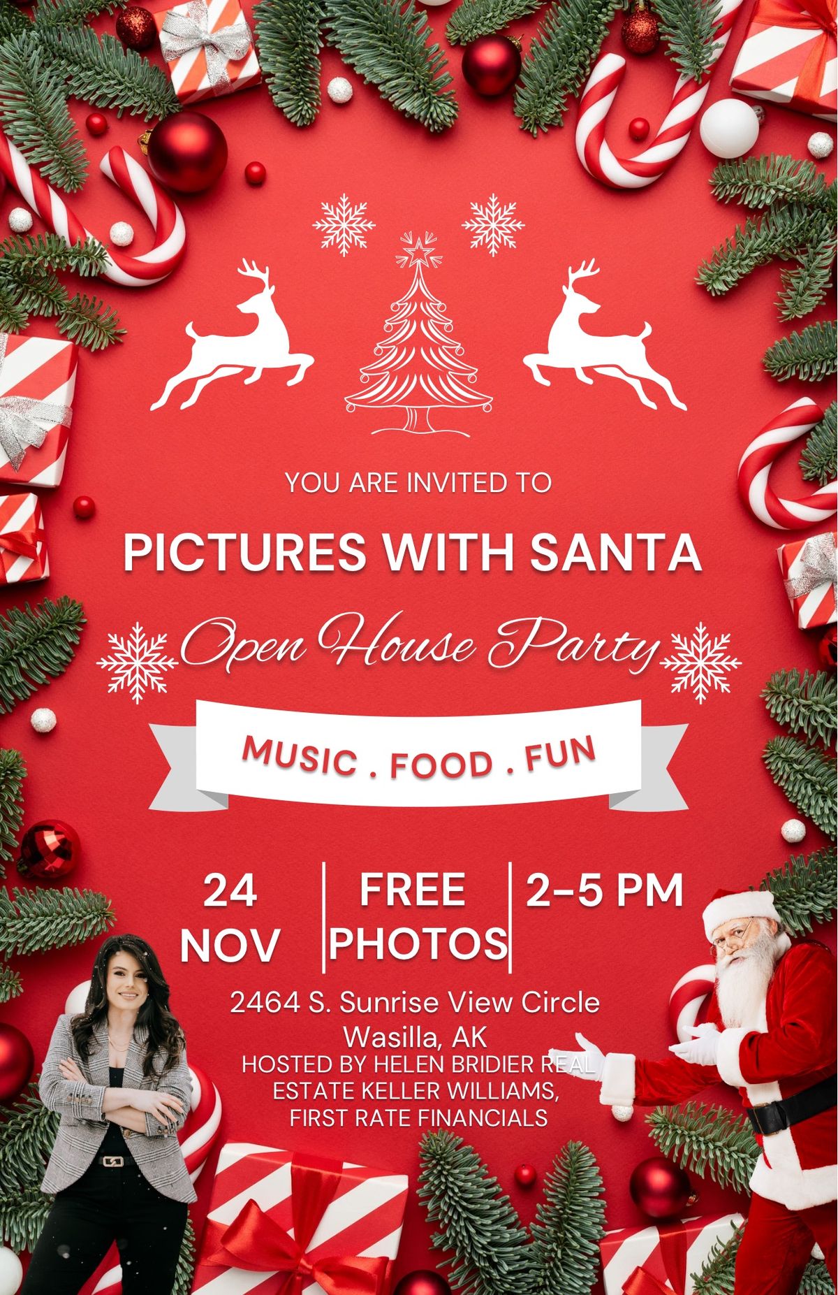 OPEN HOUSE\u2014 FREE PHOTOS WITH SANTA AND MORE FUN! 