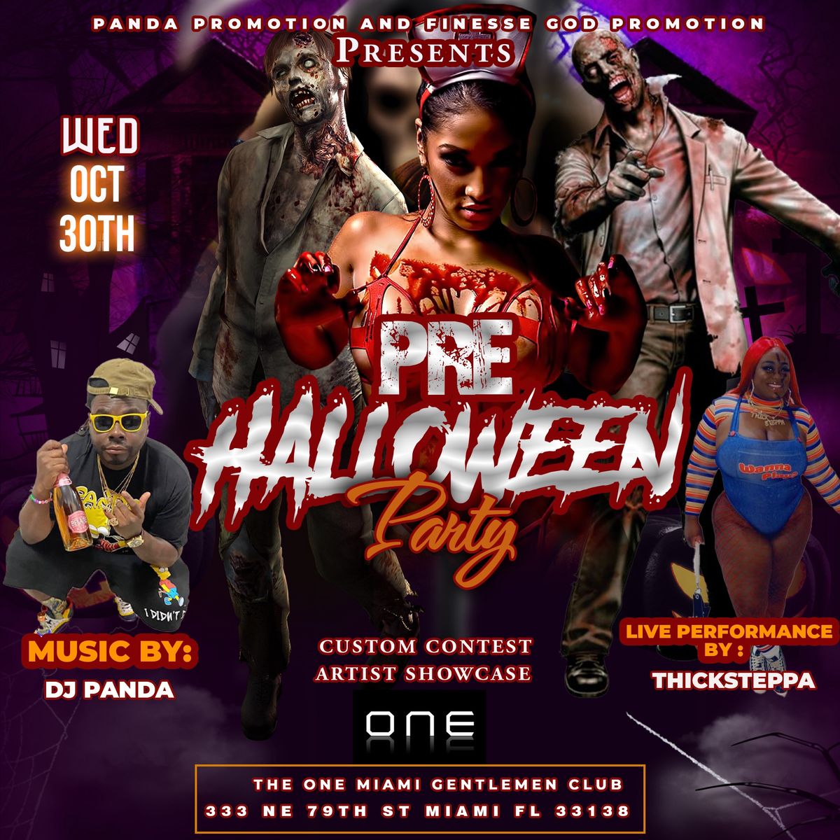 PRE HALLOWEEN \ud83c\udf83 BASH AT THE ONE