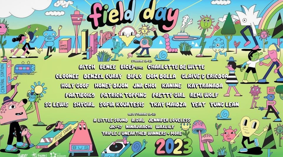 Field Day 2023, The Domain, Sydney, 1 January 2023