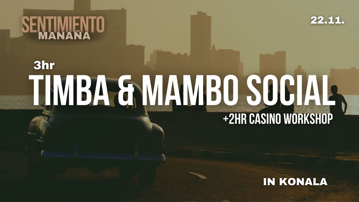 3hr Timba + Mambo Social \/ 22.11.