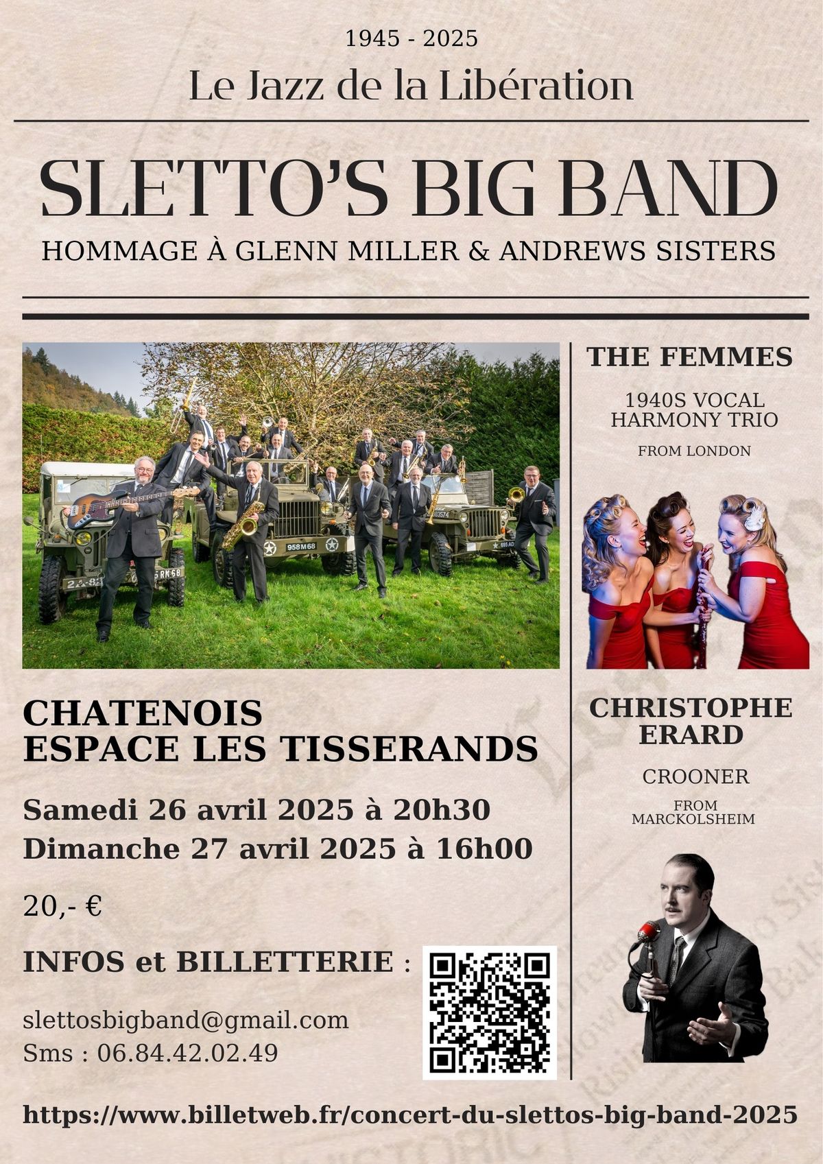 Concert du Sletto's Big Band 2025