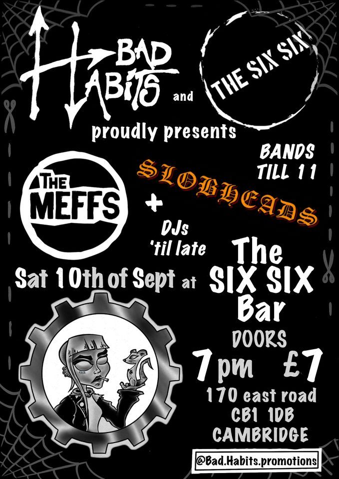 THE MEFFS + SLOBHEADS at the SixSix Bar, Cambridge