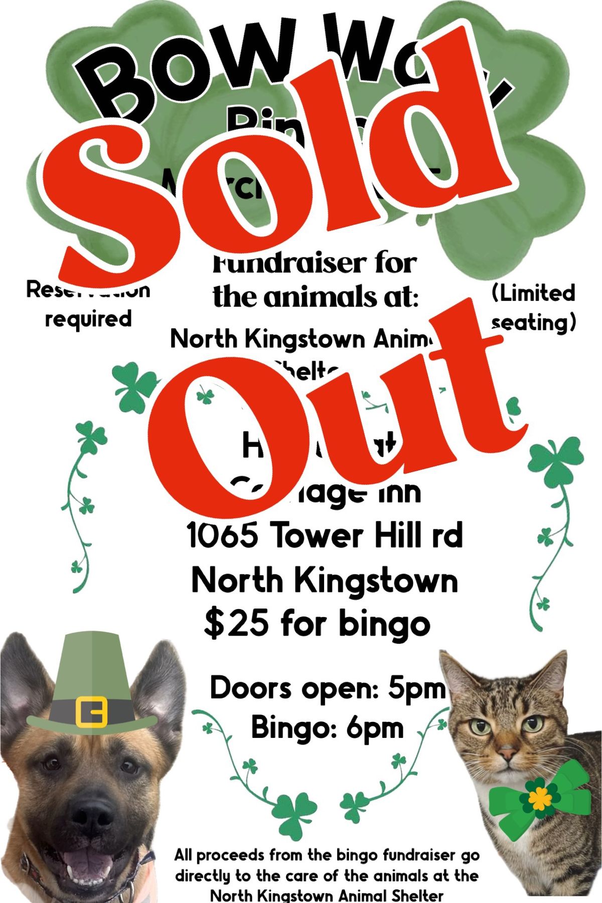 Bow Wow Bingo Fundraiser