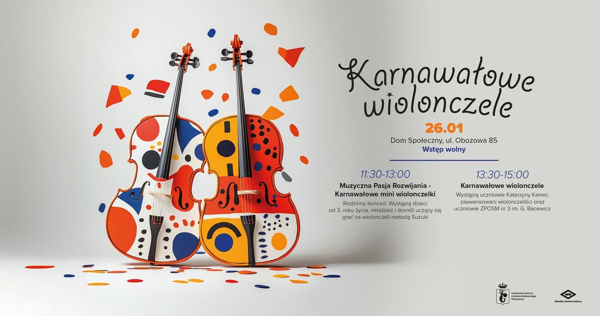 Muzyczna Pasja Rozwijania - Karnawa\u0142owe wiolonczele