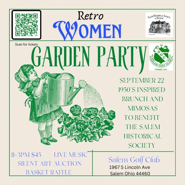 Retro Women Garden Party 