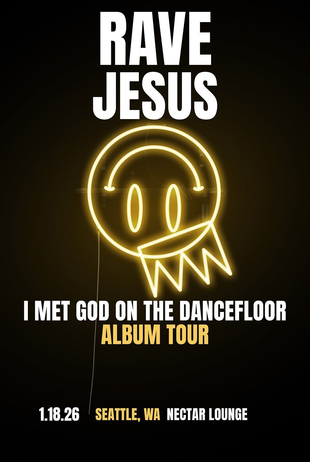 Rave Jesus: I Met God on the Dancefloor at Vinyl at Center Stage