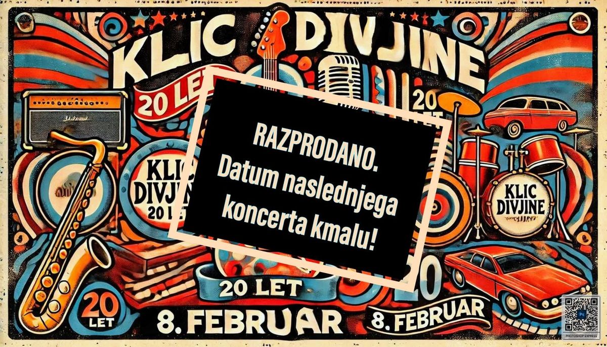 Klic divjine 20 let @ KGB - RAZPRODANO