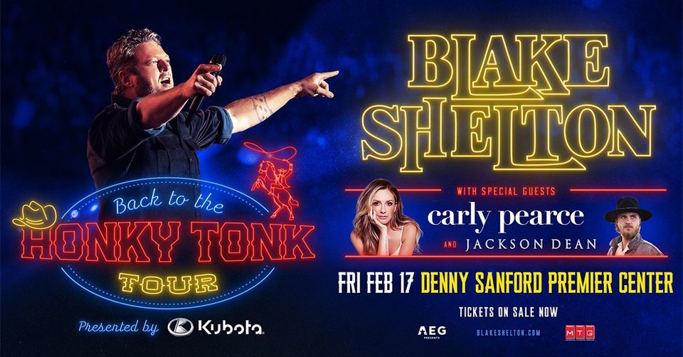 Blake Shelton Back To The Honky Tonk Tour Denny Sanford Premier Center Sioux Falls 17 