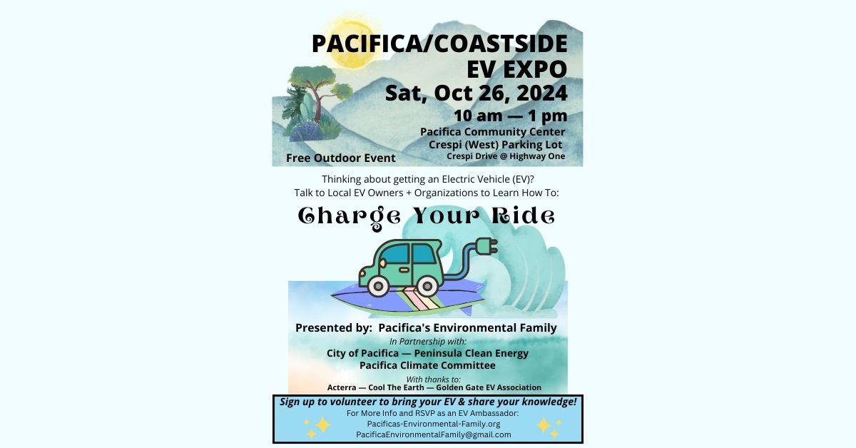 3rd Annual Pacifica\/Coastside EV EXPO