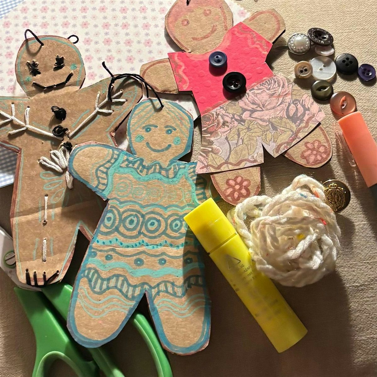 Crafting Connections: Gingerbread People for the Community Tree