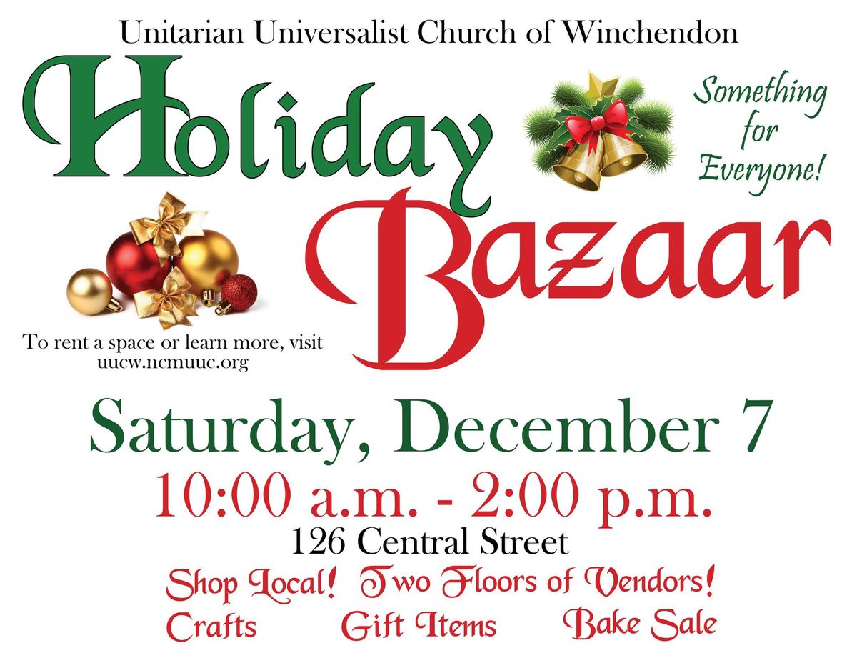 UU Church of Winchendon Holiday Bazaar